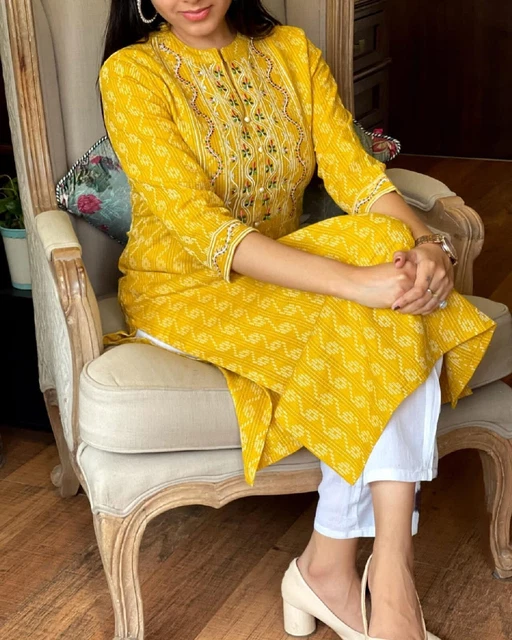 Pantaloni Kurti indiani pakistani tuta Kurta Salwar Kameez set taglie forti abito da donna