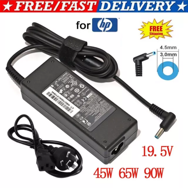 45W 65W 90W 19.5V Power Adapter AC Laptop Charger For HP 740015-002 741727-001