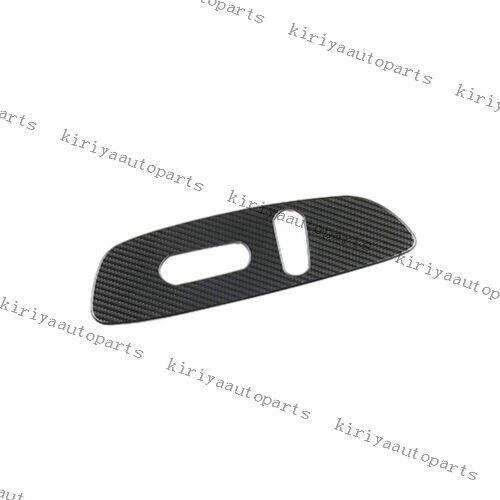 Fit For Chevy Equinox 18-23 Carbon Fiber Seat Button Handle Panel Cover Trim 1pc