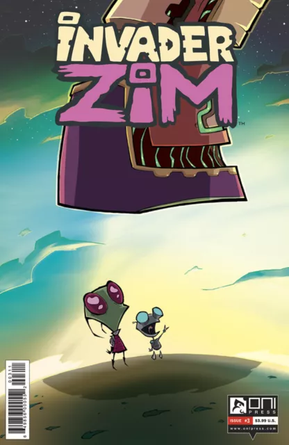 Jhonen Vasquez's Invader Zim #3 Cover A Variant 1St Print Oni Press Nickelodeon