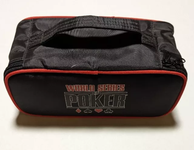 Excalibur World Series Poker Set With Zip Up Carry Case and Felt Table Cover
