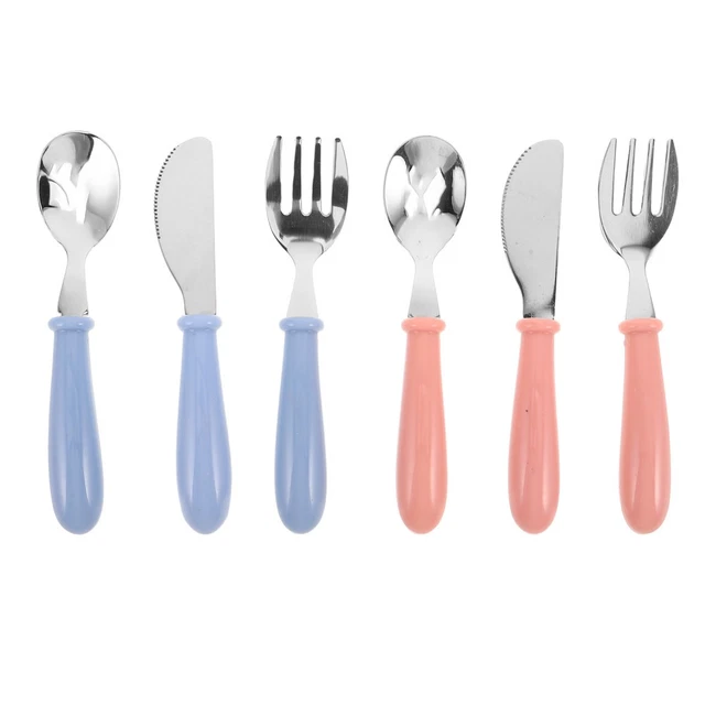Set De 2 Couverts Enfant Frozen - Cuillère Et Fourchette - Violet +3 Ans