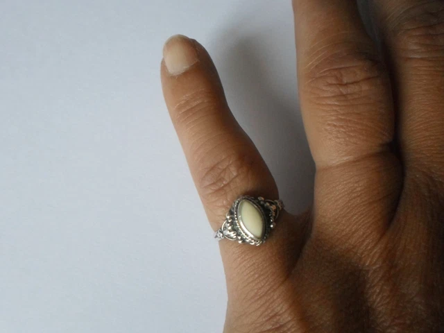 BAGUE ANCIENNE EN ARGENT MASSIF 925 Pl OR 18K ET BAGUE ANCIENNE EN ARGENT MASSIF 925 Pl OR 18K ET