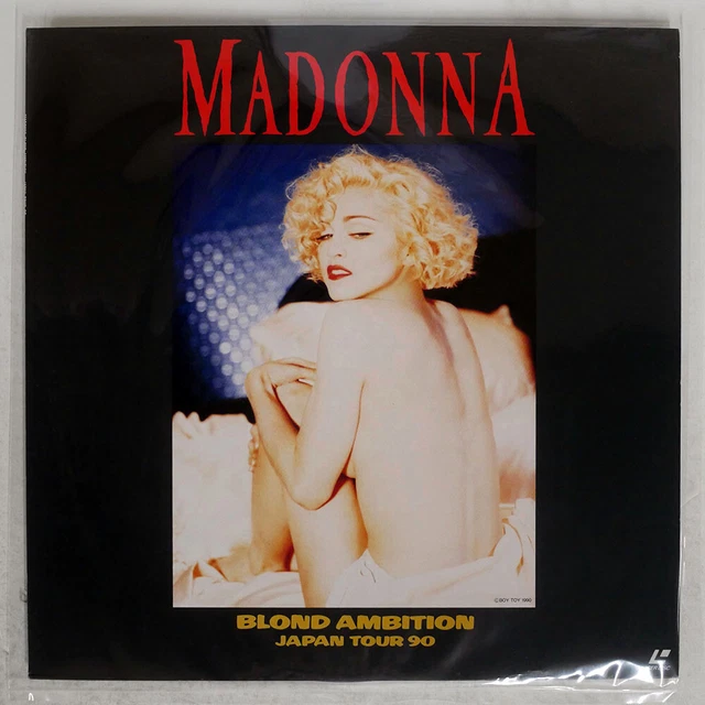 Madonna Blond Ambition Japan Tour 90 Warner Bros. Wplp-9044 Japan 1Ld Madonna Blond Ambition Japan Tour 90 Warner Bros. Wplp-9044 Japan 1Ld