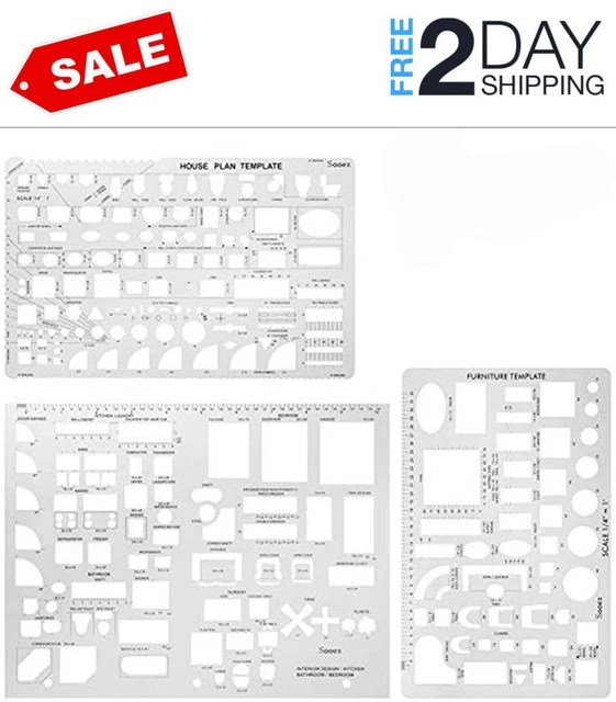 Ruler Indesign Template ARCHITECTURAL TEMPLATES HOUSE Plan Interior Design Furniture Drafting ...
