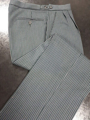 Men's & Boy's Green Pinstripe Trousers, Ideal For Weddings, Masonic, Prom, Ascot