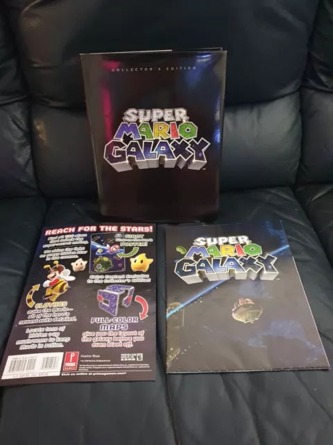 Super Mario Galaxy Strategy Guide Collector's Edition + Poster