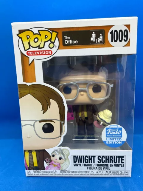 Dwight Schrute with Princess Unicorn Doll #1009 Funko Shop Exclusive Pop