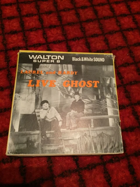 Super 8  Laurel & Hardy Live Ghost  Walton Super 8 8mm