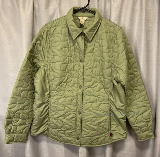 Woolrich Womens Quilted Medium jacket NWOT Green