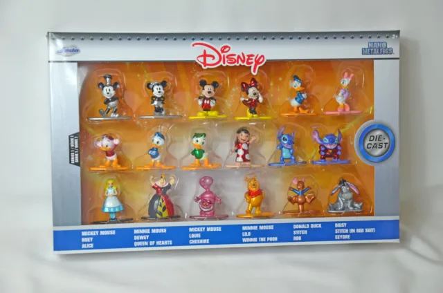 NEW Jada Toys Nano Metalfigs Disney Series 1 Set of 18 Diecast Figures
