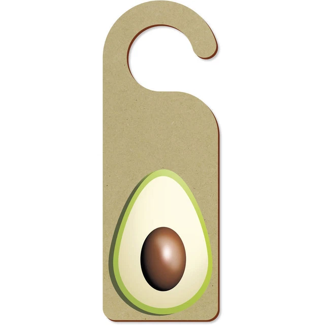 'Medio aguacate' 200 mm x 72 mm colgador de puerta (DH00034885)