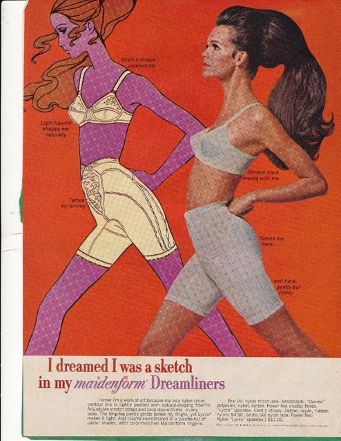 Magazine Ad - 1968 - Maidenform Bras - Dreamliners