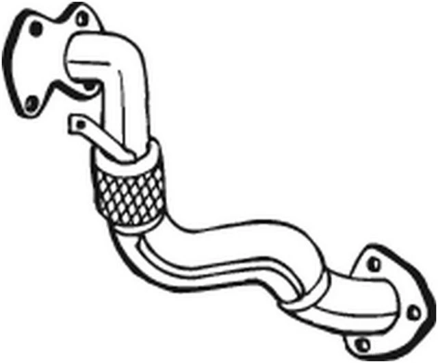 Tubo di scarico Bosal 737-263 per 1E7 3A5 9K9A VW SEAT VENTO 1H2 GOLF 1H1 CADDY anteriore