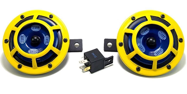 Hella Stylish Yellow Panther Horn Best in Class Sharp Tone Car Bike Horn