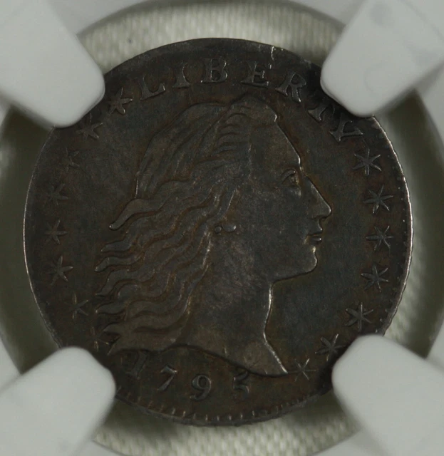 1795 Flowing Hair Half Dime. 05. NGC XF45. 1795 Flowing Hair Half Dime. 05. NGC XF45.