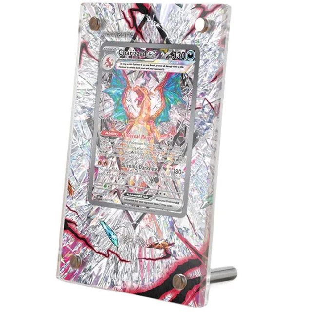 16 Protège-Cartes Magnétiques 35PT - Card Saver UV Protection Pour Cartes Pokémon, Sport, Collection - Transparent & Rigide