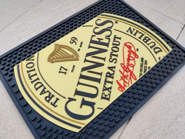 Free Ship GUINNESS Rubber bar mats drip mat spill mat bar runner beer coasters 3