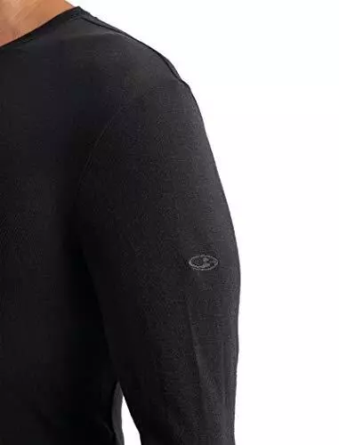 Mens 175 Everyday Long Sleeve Thermal Cold Weather Base Layer T Small Black 2