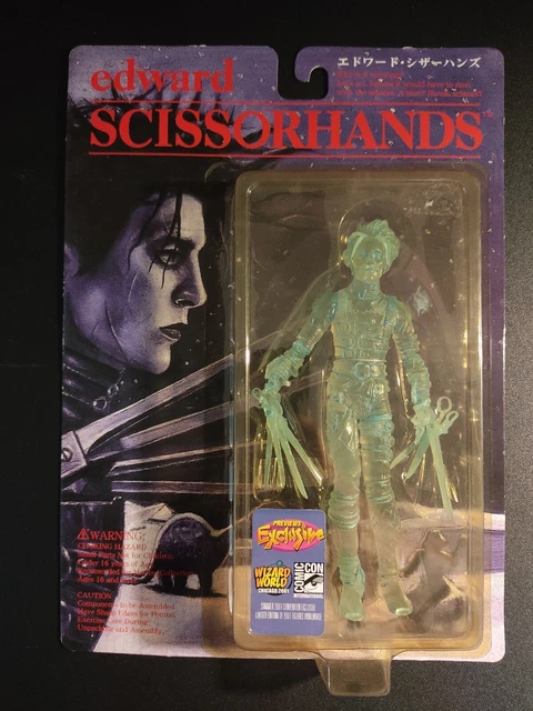 Vintage 2001 comic con  edward scissorhands 6.5" iced action figure new