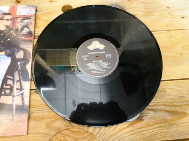David Hallyday True Cool Lp 33T Vinyle Ex Cover Ex Original 1988 2