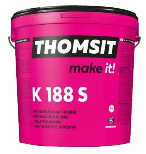 Thomsit PCI K 188 S PVC-Schnellkraftkleber für Vinylboden 14kg Thomsit PCI K 188 S PVC-Schnellkraftkleber für Vinylboden 14kg