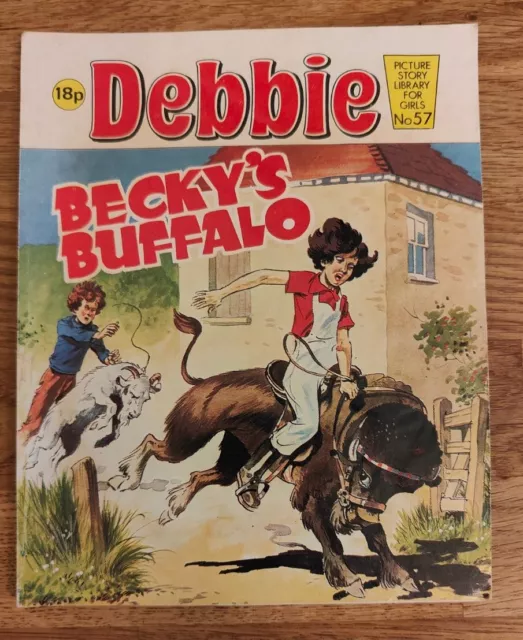 COMIC - Debbie Picture Story Library Book For Girls No #57 Becky's Buffalo