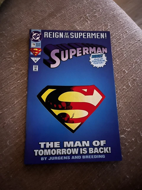 Superman #78 [Die-Cut Cover Edition] (Jun 1993, DC)