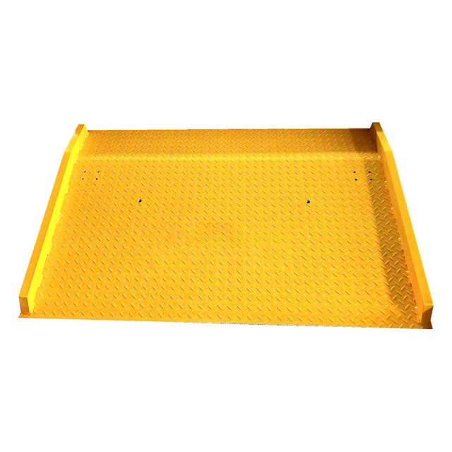60"*60" 13000lbs. Capacity Steel Dock Board With 2 Slots Fits for Forklift