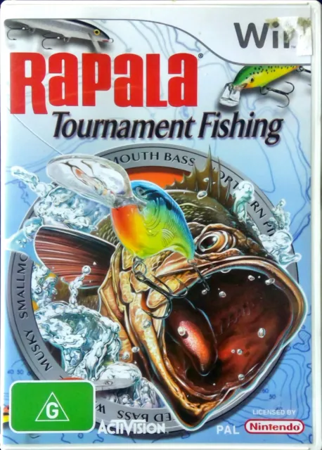 NINTENDO WII FISHING Rod Rapala VGC Free Postage $15.99 - PicClick AU
