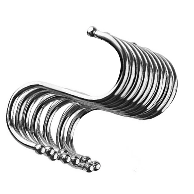 10 Pcs Hat Hooks Sausage Heavy Duty Clothes Hanger Hangers Metal Rack