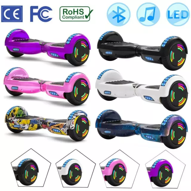 Hoverboard 6,5 Zoll Bluetooth ElektroRoller Selbst Balance Board Elektro Scooter