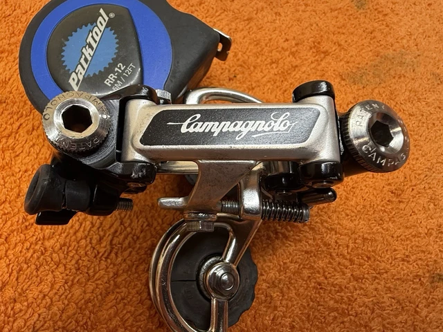 DÉRAILLEUR ARRIÈRE VINTAGE CAMPAGNOLO SUPER RECORD – ITALIE – VÉLO ROUTE – PAT82 (1982) – PIÈCE