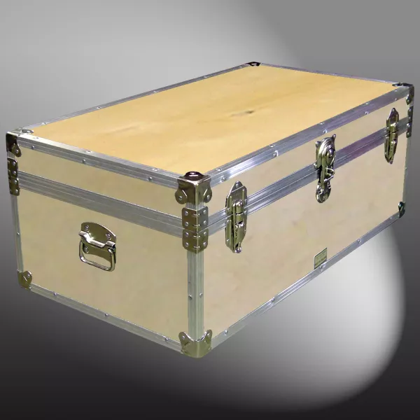 Wood Storage Box/Luggage/Travel/ Boarding School/Trunk Chest Case Furniture