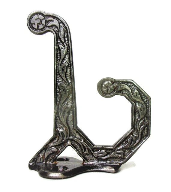 Antique Vintage Cast Iron Wall Hanging Coat Hat Towel Hook Reclaimed
