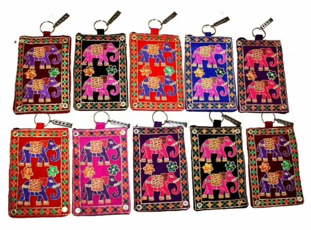 Women Shoulder Bags Hand Embroidered Mobile Couch Cotton Vintage Indian bags