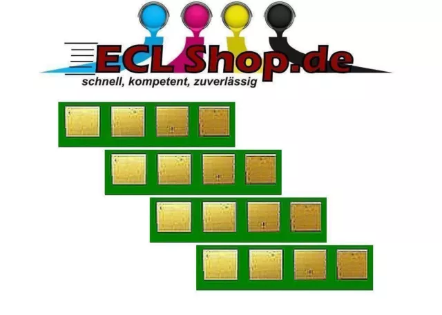 4 x puce de réinitialisation cmjn pour Samsung CLP-360/365 CLX-3300/CLX-3305 Xpress C410/C460