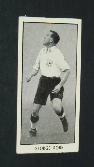 Football Dc Thomson Card Wizard 1956 #18 George Robb Tottenham Hotspur Spurs