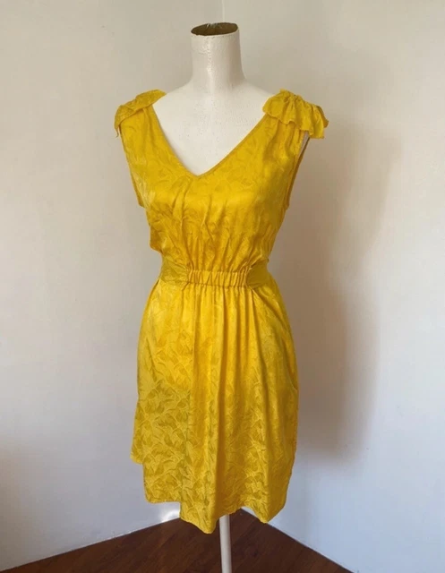 MARC BY MARC Jacobs Women s Yellow Dress EUR 65 00 PicClick FR