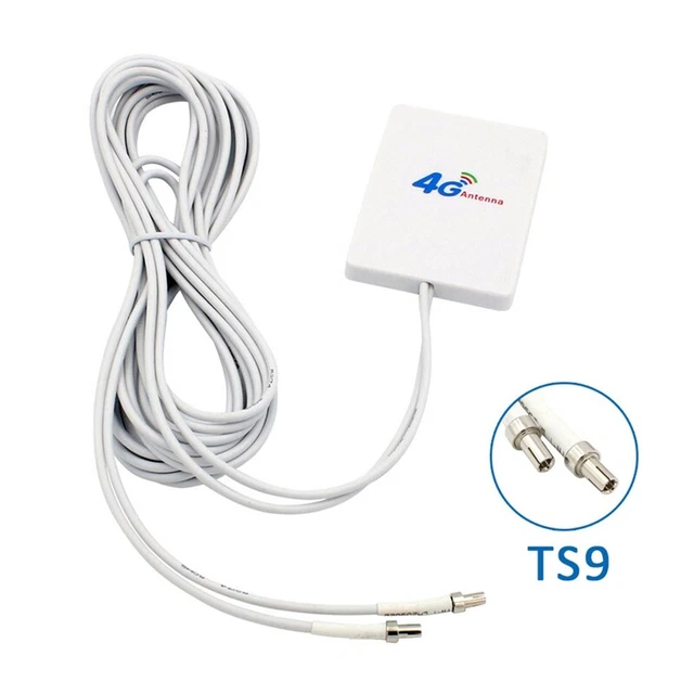 ANTENNA 4G LTE 3G 4G Antenna Pannello con Connettore SMA TS9 CRC9 Cavo ...