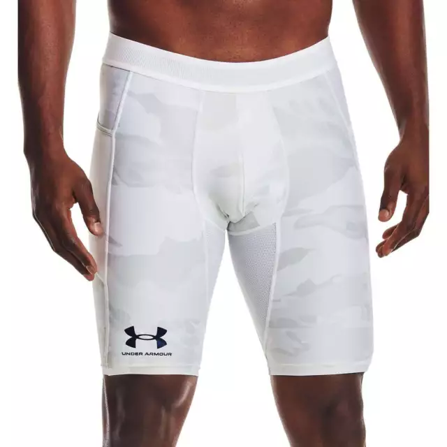Under Armour Mens Iso-Chill Short Compression Tights Gym - White