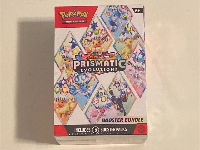 POKEMON TCG PRISMATIC Evolutions Booster Bundle - New Sealed - 6 ...