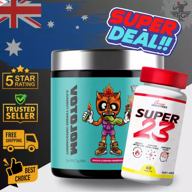 Zombie Labs Molotov & Super 23 Super Shred Stack Thermogenic Fat Burner Combo