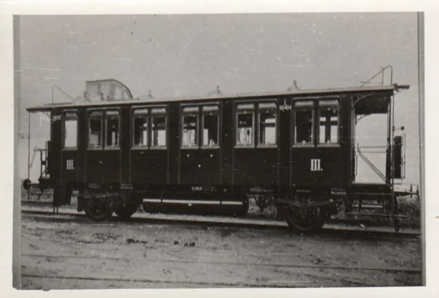 FOTO  Eisenbahn SNDVB 90404  Waggon Personenwagen 3.Kl. ca. 7x10 (G1799)