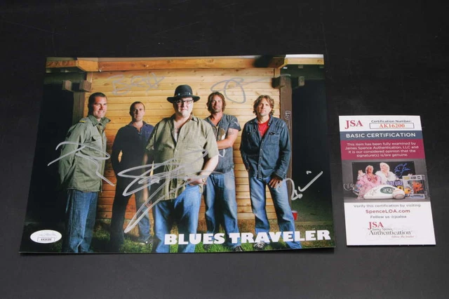 Blues Traveler Signed 8x10 Photo John Popper Autograph JSA COA D8608