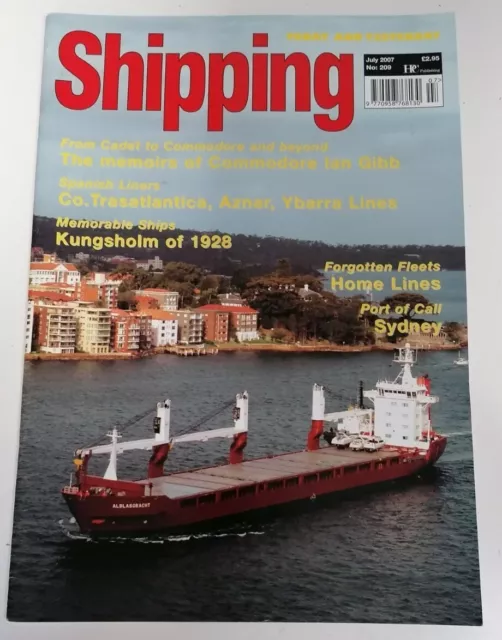 MAGAZINE - Shipping Today And Yesterday Issue #209 Dated July 2007