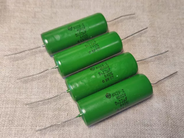 4 pcs 0.22 uF / 220 nF 1000V , PIO Audio Capacitors K42Y-2