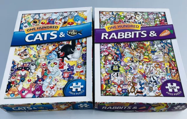 One hundred cats and a fish puzzle hotsell