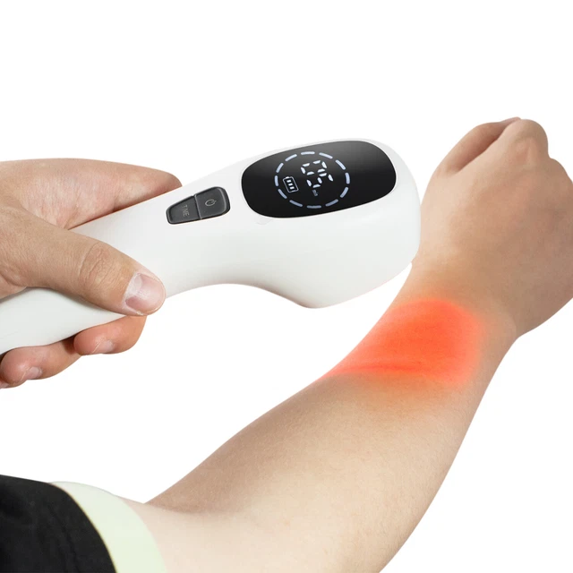 Handheld Pain Relief Low Level Cold Therapy 4x808nm+12X650nm for Human&Animals