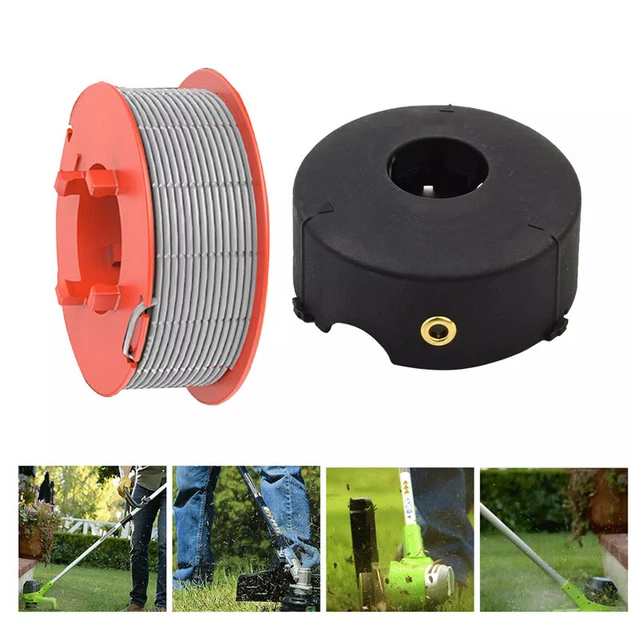Bobines De Rechange Pour Débroussailleuse Compatibles Avec F016800175 Bobines En Nylon A Alimentation Automatique 3 Bobines 1 Capuchon 95993183